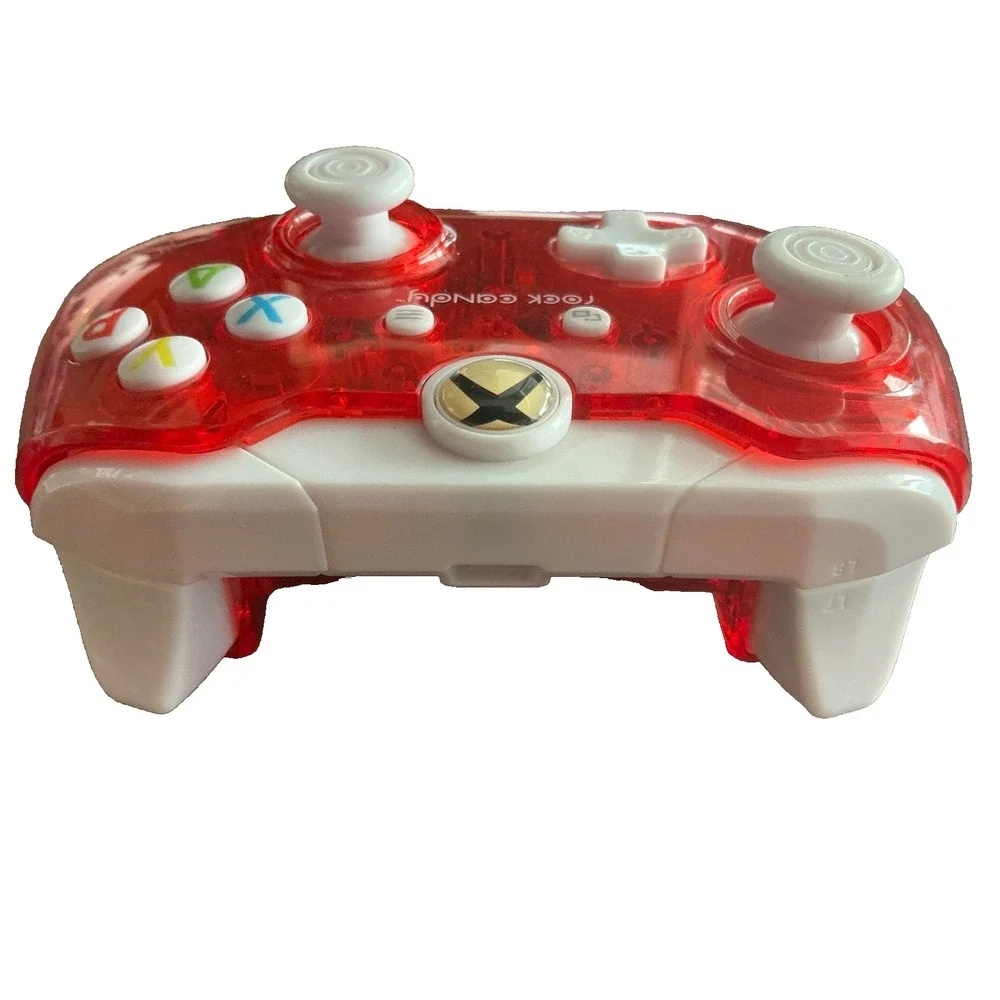PDP Rock Candy Wired Controller Red White Plastic for Xbox One Console Tested